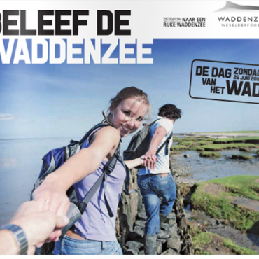 Poster voor Dag van het Wad in Werelderfgoed Waddenzee